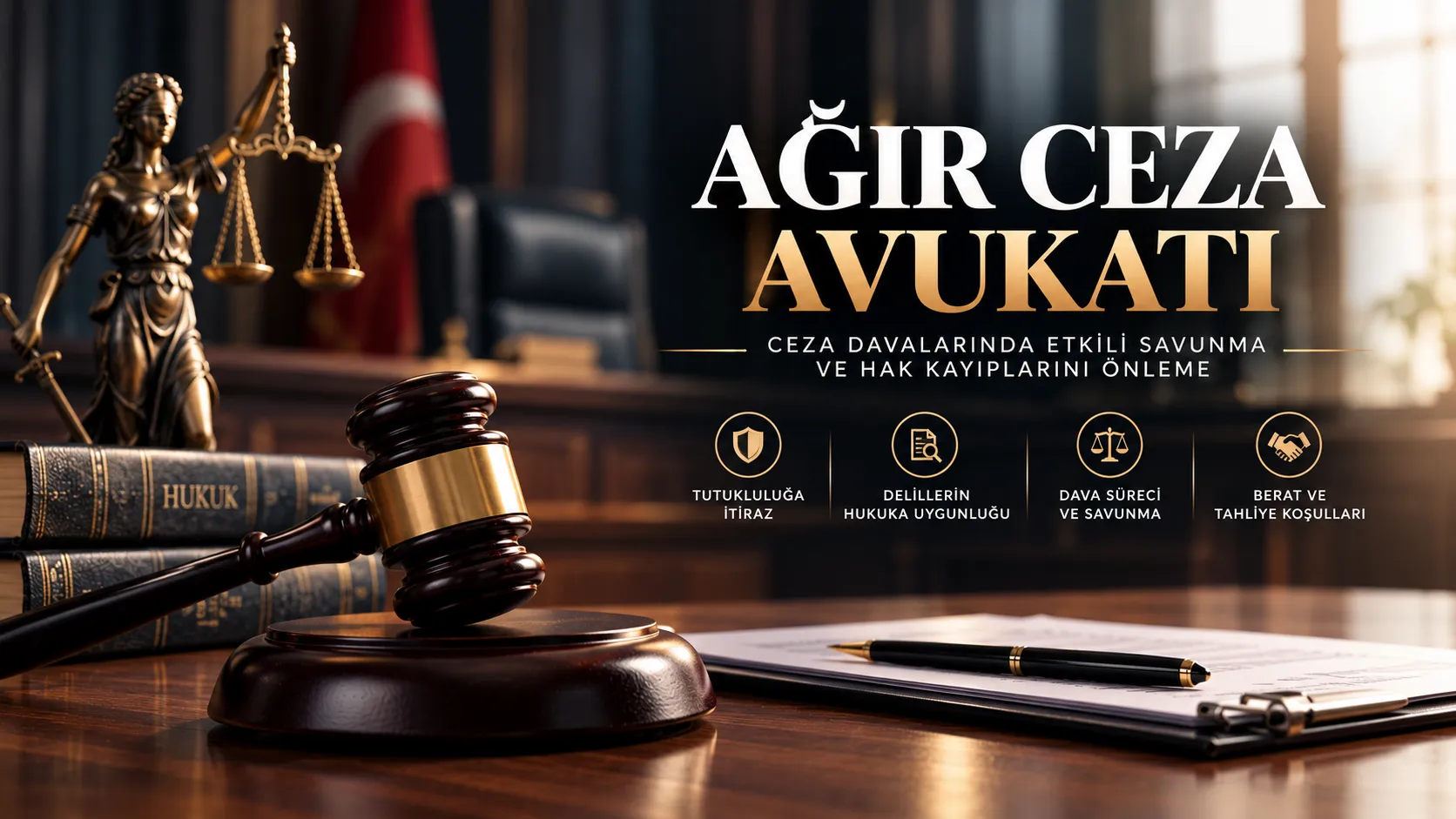 Ağır Ceza Avukatı - Ceza Davalarında Etkili Savunma ve Hak Kayıplarını Önleme